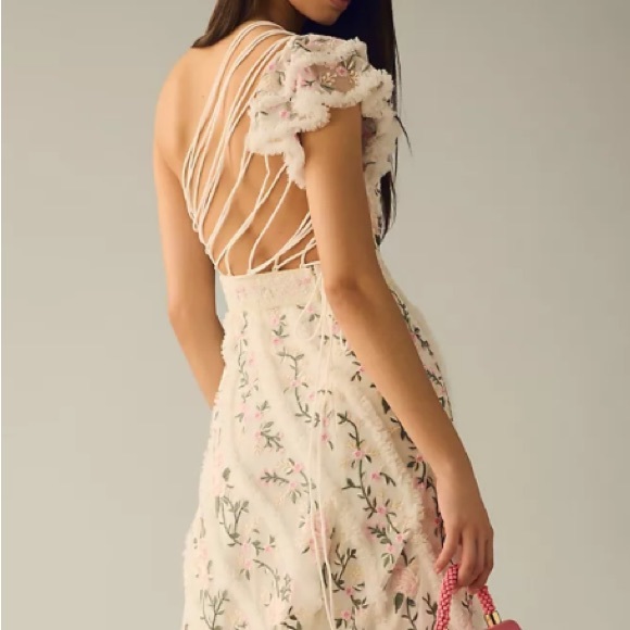 MAC DUGGAL One-Shoulder Embroidered Maxi Dress We Select Dresses - Picture 5 of 16